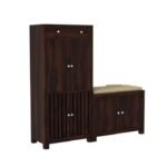 Solid Wood Shoe Rack for Living Room - Image 6