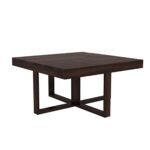 Wooden Coffee Table with 4 Stools for Living Room - Image 7