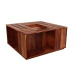 Wooden Center Table for Living Room - Image 4