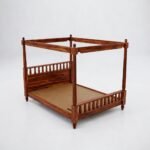 Wooden King Size Poster Bed for Bedroom - Image 4