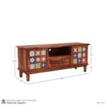Solid Wood TV Unit for Living Room - Image 2