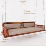 Solid Sheesham Wood Jhula Swing for Living Room & Balcony - Image 4