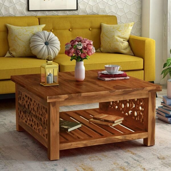 Solid Wood Coffee Table for Living Room