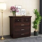 Solid Wood Sideboard Cabinet for Living Room