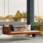 Solid Wood Swing Sofa Patio Jhula for Home Indoor, Garden & Outdoor